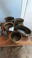 Brass pots