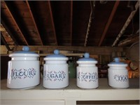 (4)pc canister set.