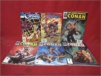 6 Assorted "The Savage Sword of Conan" Comics