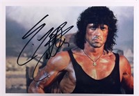 Sylvester Stallone Autograph  Rambo Photo