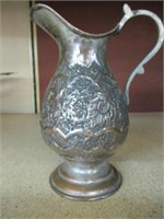 Vintage Metal  fancy Jug Waterpitcher