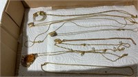 Faux Gold Chains and Pendants