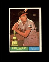 1961 Topps #240 Ron Hansen EX to EX-MT+