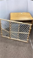 Mid century childs wood desk, well loved and