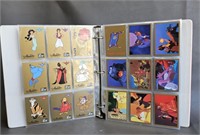 Disney Aladdin Trading Cards in Binder