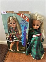 Look Around Velvet Ideal Doll W/ Box