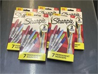 5 boxes sharpies 7 pk@markers fine tip