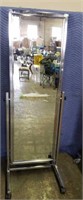 Commercial Tilting Full Length Mirror on Casters