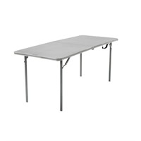 Cosco 2.5-ft X 6-ft Fold-in-half Table
