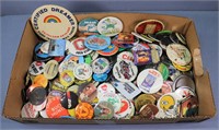 Large Group of Vintage Novelty Buttons, Pins