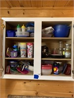 Dishes in Kitchen Cabinets (top & bottom)