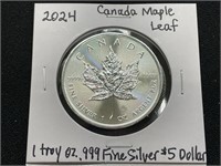 2024 Canada $5 Maple Leaf