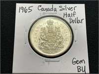 1965 Canada Silver Half Dollar