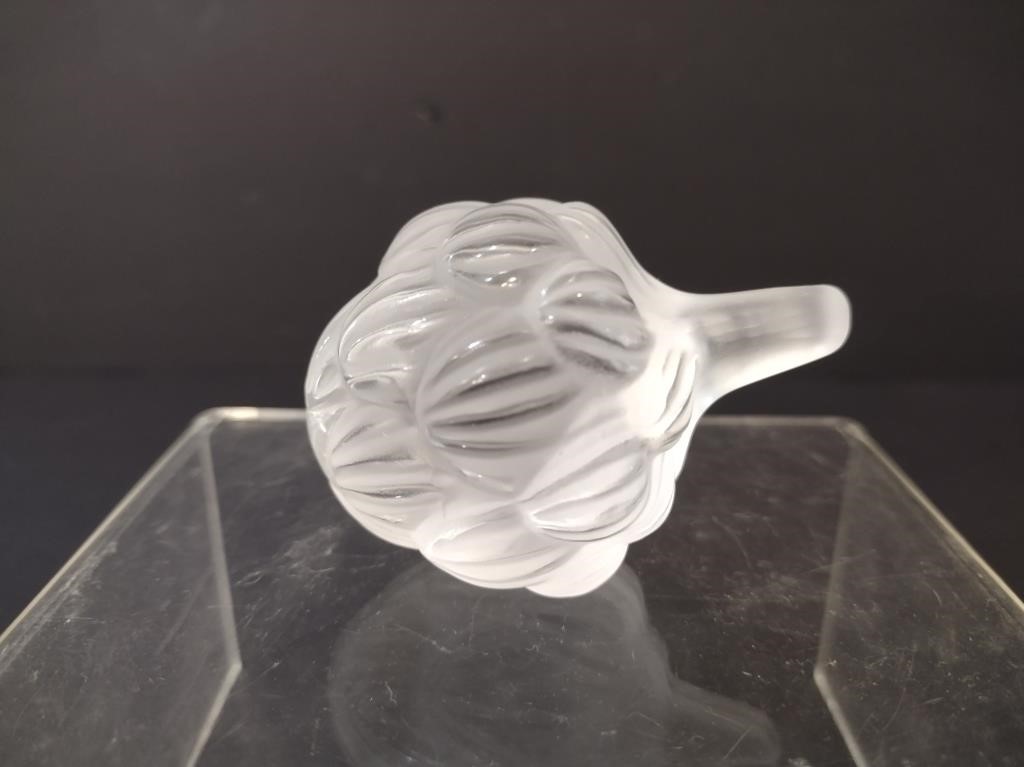 Lalique Crystal Artichoke Paper Weight