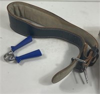 Vintage Harbinger Leather Lifting Belt