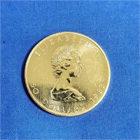 1983 1-oz Fine Gold 50 Dollar Canadian Gold Coin