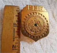 1936 Little Orphan Annie decoder pin