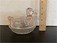 Imperial Glass Duck on Nest