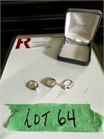 3 10K Gold Rings (sold as a lot)