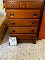 Maple Chest of Drawers 45" High