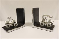 Heavyweight Bookends w/Metal Cars