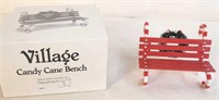Department 56 Candy Cane Bench # 52669