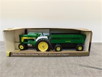 John Deere 630 and wagon