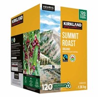 120-Pk Kirkland Signature Organic Summit Fair
