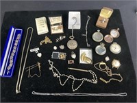 Costume jewelry, Pocket , white cases and pocket