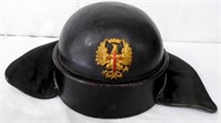Leather Military Hat