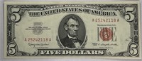 1963 Series $5 Red Seals - UNC