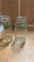 2—-1/2 gallon canning jars