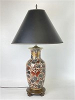 Asian Style Satsuma Lamp on Base