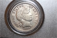 1899 Silver Barber Dime