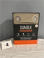 "Sunblk" Room Darkening Curtains