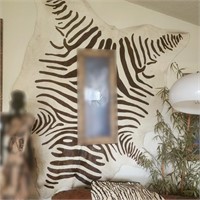 Tanned Zebra Hide