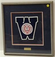 1960 Waterloo Collegiate Institute Badge Framed