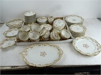 Vintage Haviland Limoges Floral Tea Set - Plates