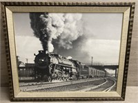 23"x19” Denver & Rio Steam Locomotive Black &