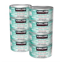 8-Pk Kirkland Signature Solid Light Tuna in Water,