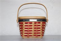 6 INCH W LONGABERGER HOSTESS BASKET