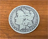 1878 US Morgan silver dollar