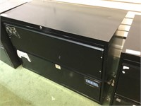 Black 2 Drawer Lateral Filing Cabinet