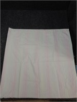 Pastel cloth shower curtain, 67" x 72"