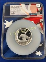 2018P 5OZ PF70 SILVER WEDGE TAILED EAGLE