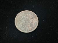 1804 Draped Bust half cent