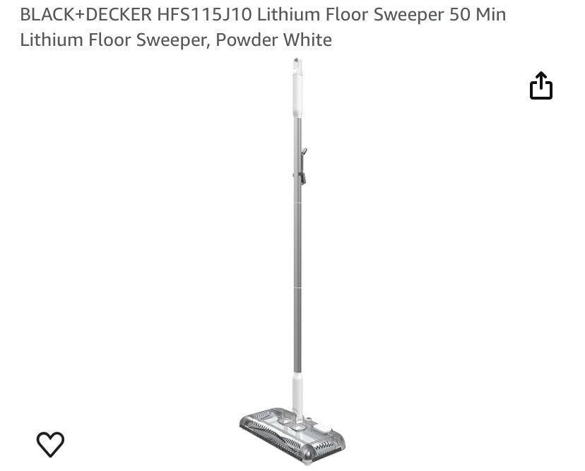 BLACK+DECKER Lithium Floor Sweeper