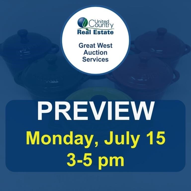 Preview Monday, July 15, 2024, at 3-5 pm