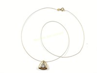 14 Karat Yellow Gold Necklace With Pendant