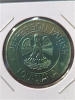 Jefferson parish Louisiana token